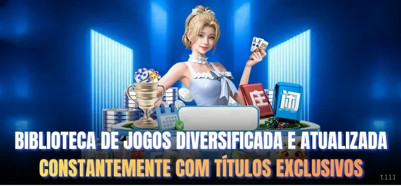 Imagem promocional do cassino online da t111 mostrando jogos ao vivo